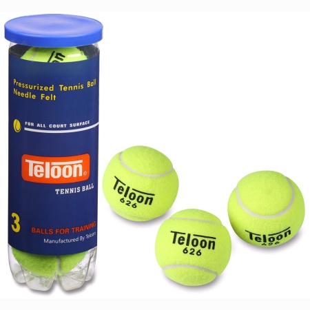 Купить Мяч для большого тенниса Teloon 626Т Р3  (3 шт) в Аргуне 