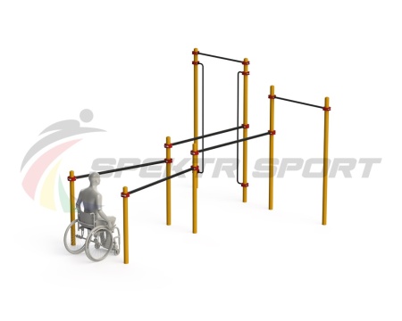 Купить Спортивный комплекс для инвалидов-колясочников WRK-D19_76mm в Аргуне 