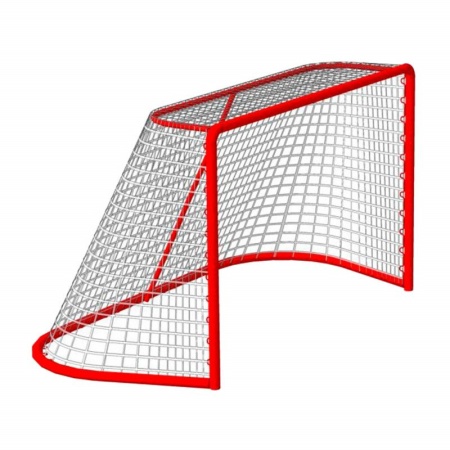 Купить Сетка хоккейная на ворота 1,22мх1,83мх0,5мх1,15м, нить 3,5 мм, узловая в Аргуне 