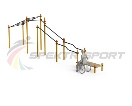 Купить Спортивный комплекс для инвалидов-колясочников WRK-D22_76mm в Аргуне 