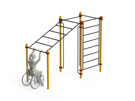 Купить Спортивный комплекс для инвалидов-колясочников WRK-D15_76mm в Аргуне 