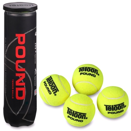 Купить Мяч для большого тенниса Teloon 828Т Р4  (4 шт) в Аргуне 