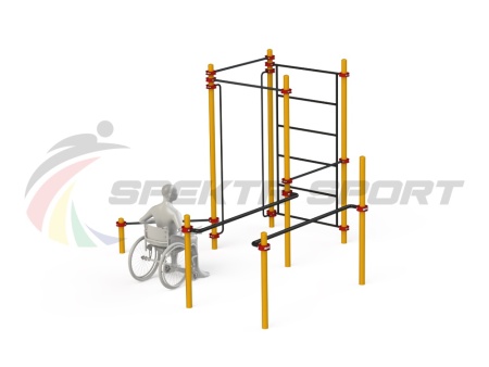 Купить Спортивный комплекс для инвалидов-колясочников WRK-D18_76mm в Аргуне 
